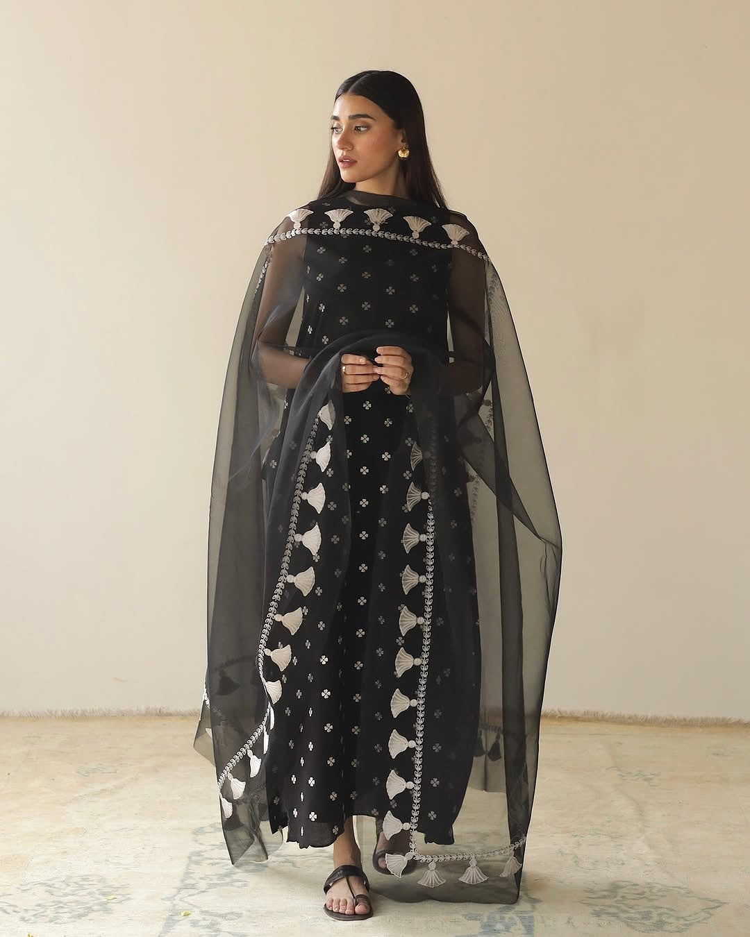 Black Rose Full Sleeves |3-piece Eid Arrival