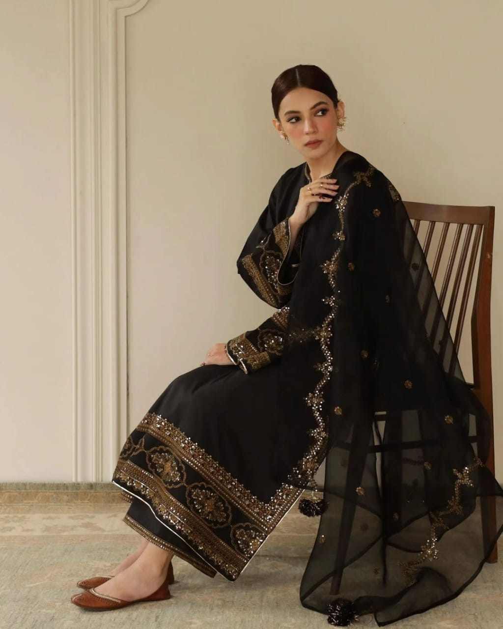Siyaah 3-piece Stiched Dress