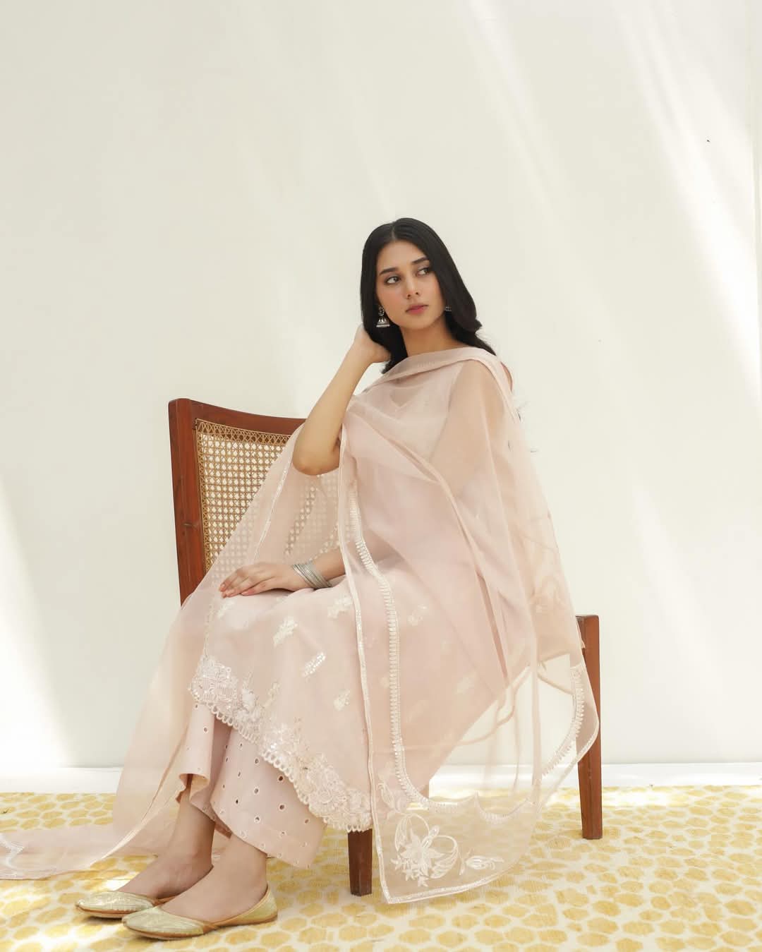 Rang-Saaz Full Sleeves Embroidered 3-piece Stiched Dress